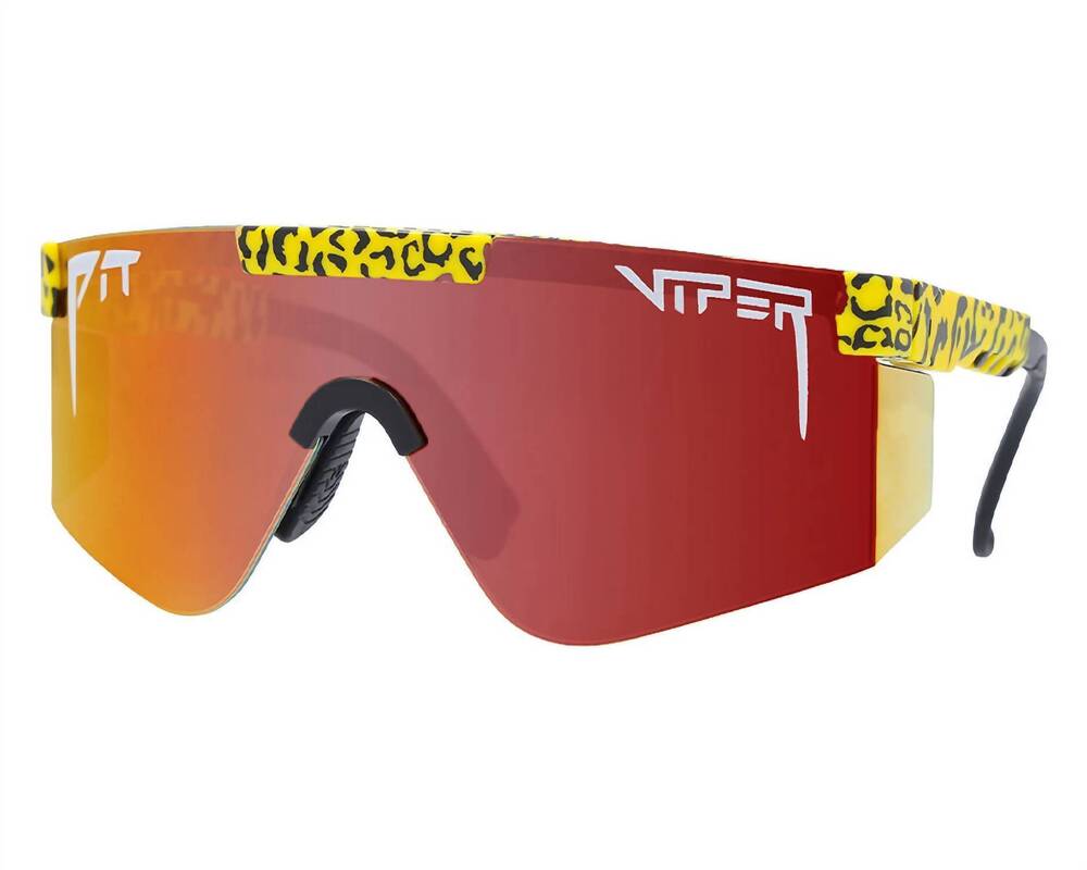 NEW PIT VIPER unisex - carnivore 2000 sunglasses in red multi